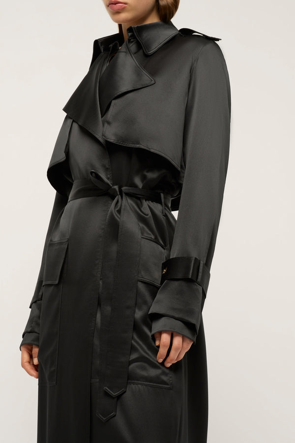 CLASSIC SILK TRENCH COAT MICHAEL LO SORDO