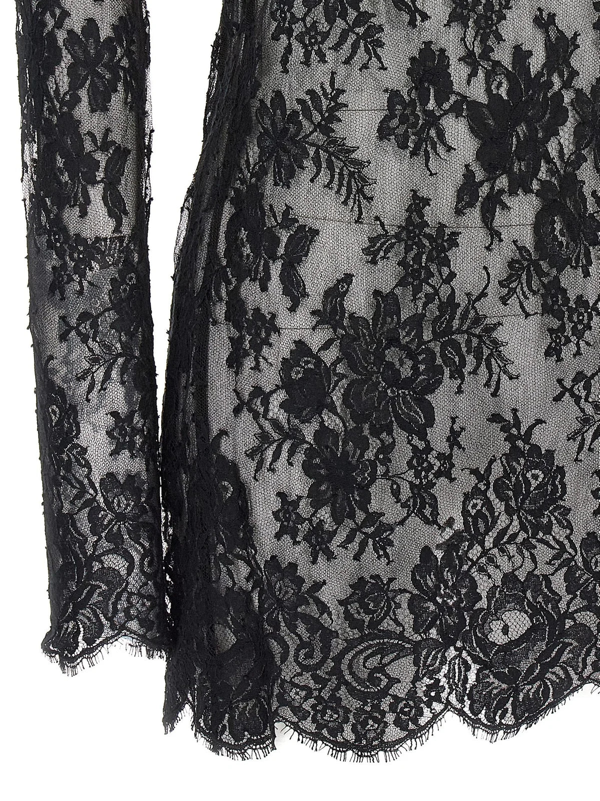 SOLSTICE LACE MINI DRESS BLACK - MICHAEL LO SORDO SOLSTICE LACE MINI DRESS BLACK - MICHAEL LO SORDO