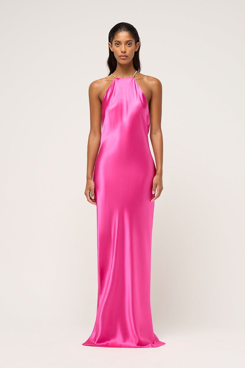michael lo sordo silk dress Michael Lo Sordo, Alexandra Silk Crepe Gown New Wedding Dress